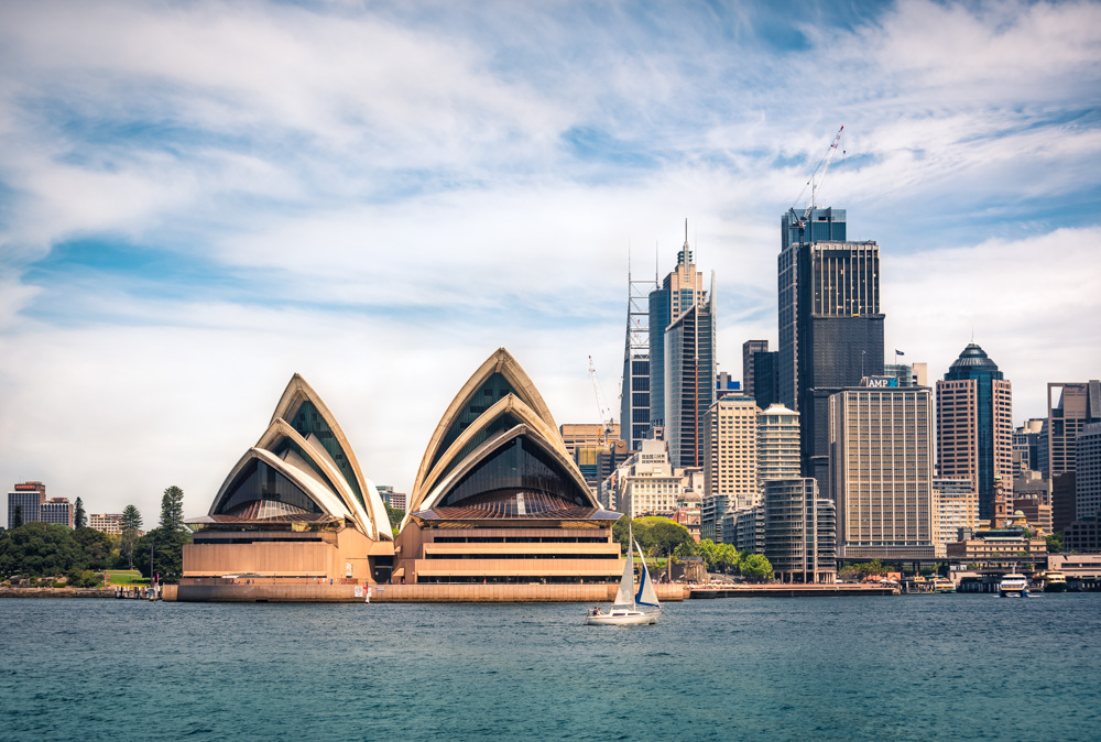 View of the Opera House and Sydney City from Kirribilli